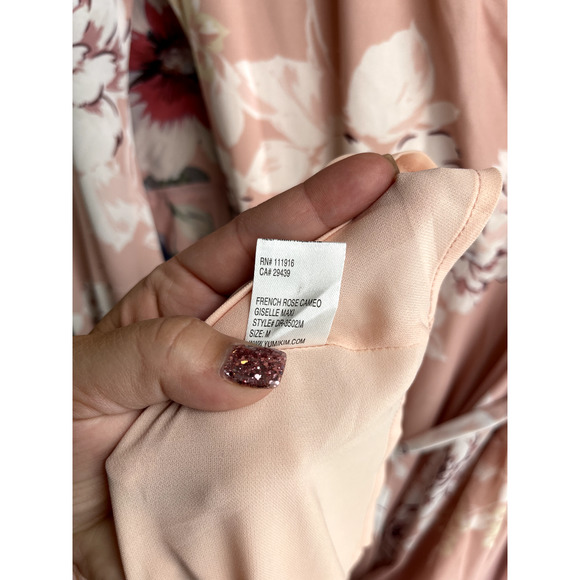 Yumi Kim Women's French Rose Cameo Giselle Maxi Dress Size Medium NEW - Picture 7 of 7